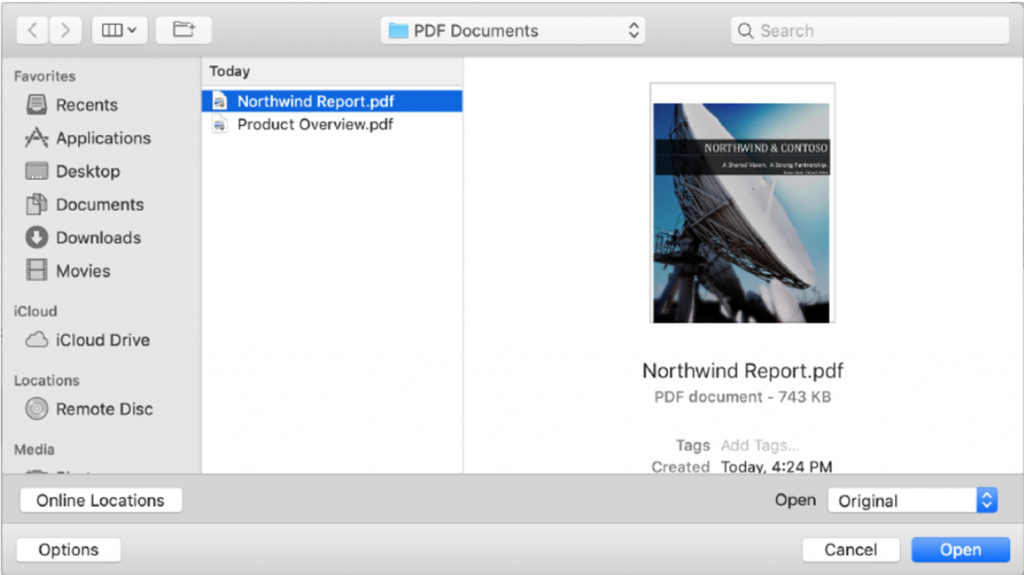 pdf writer for mac output from word