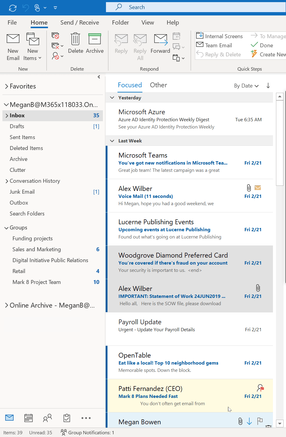 groups not visible in office 365 onedrive for business