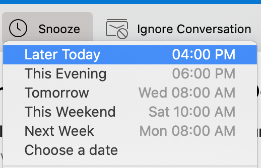 outlook for mac show my responses in conversations
