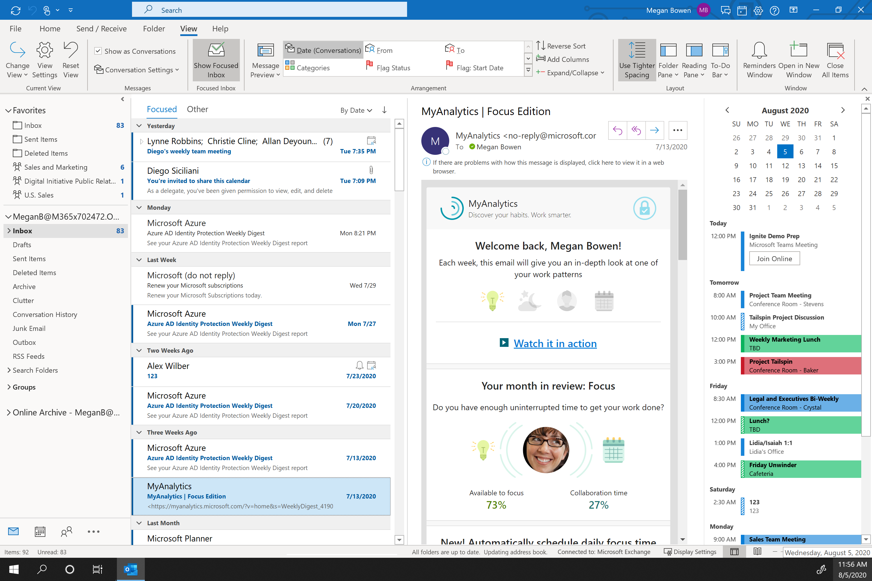 Join online button in Outlook.
