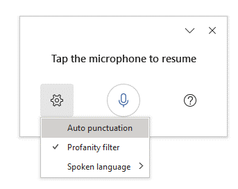 Dictation available in more languages