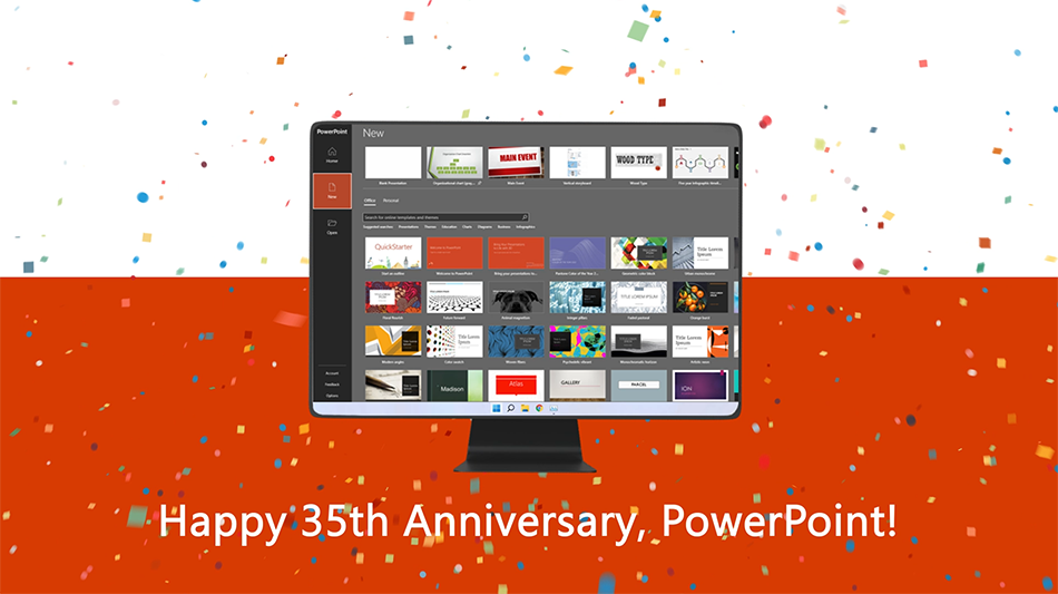 Happy 35th Anniversary, PowerPoint!