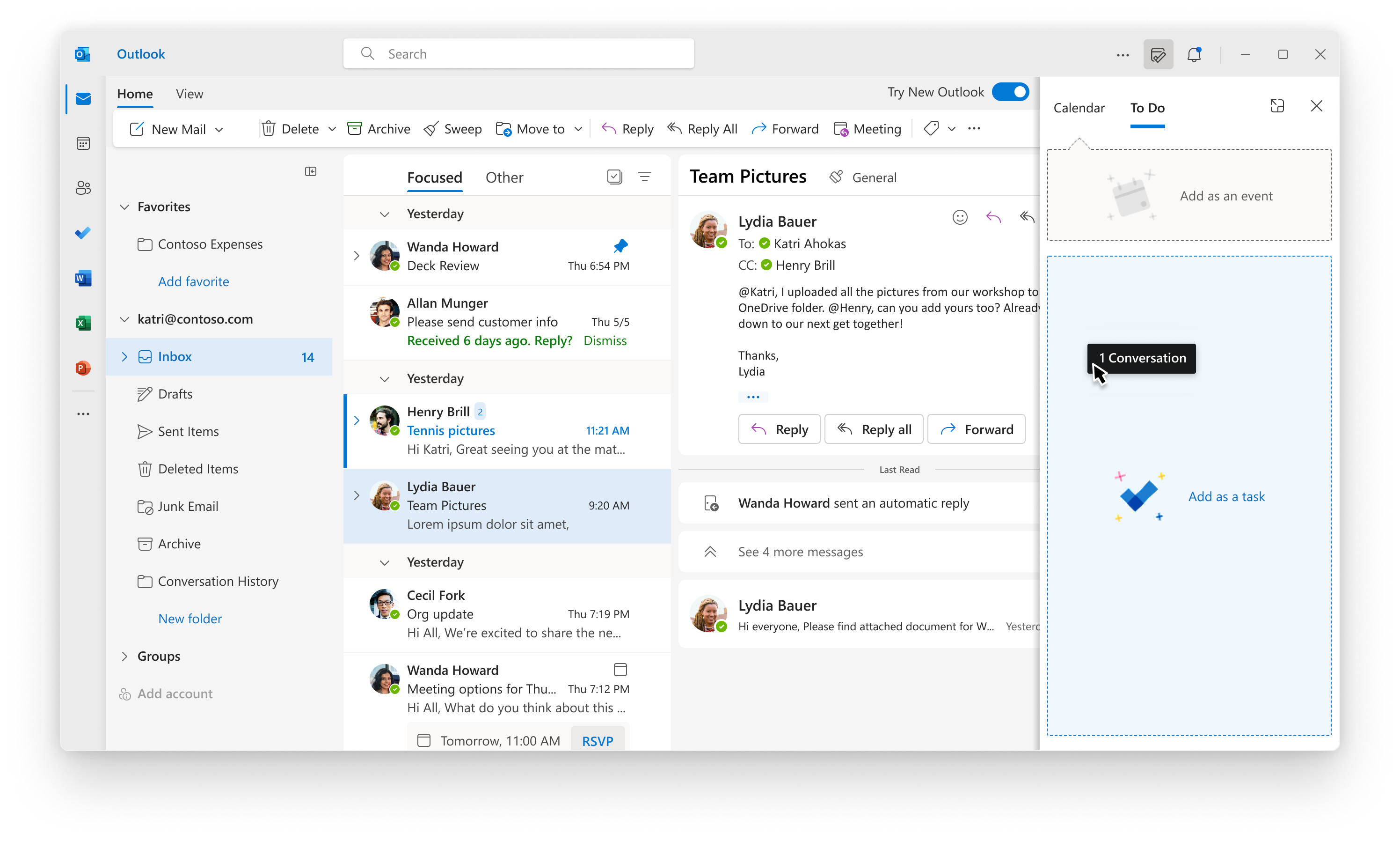 Work across Outlook and Teams without leaving your inbox with Loop