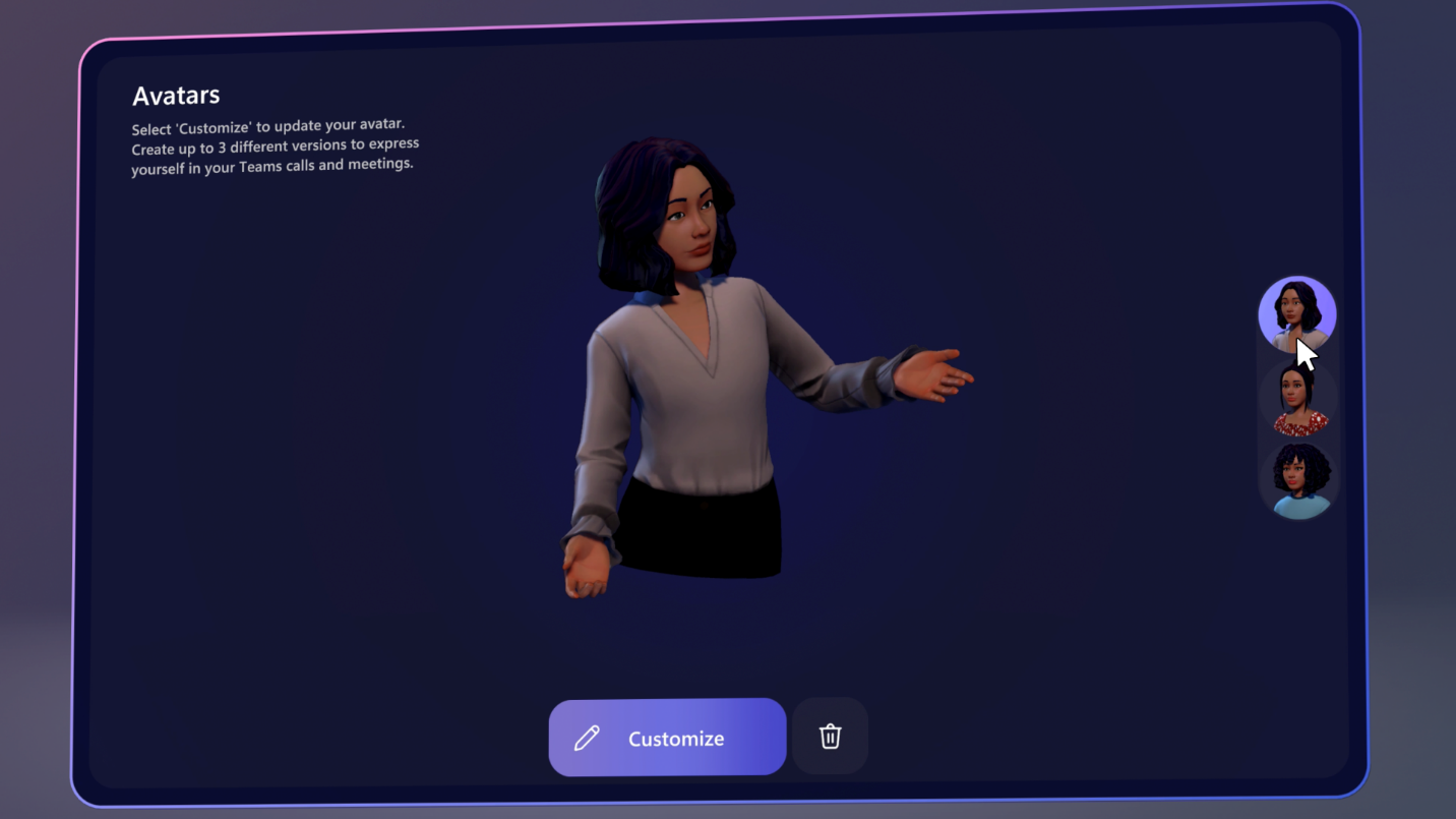 Join a meeting as an avatar in Microsoft Teams  Microsoft Support