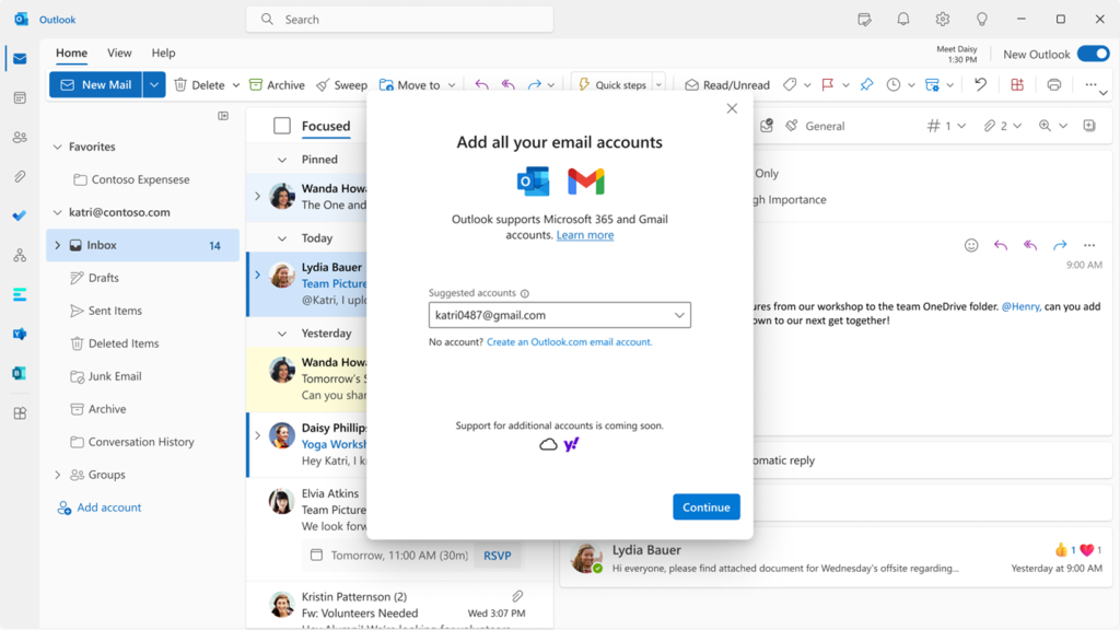 Outlook-gmail