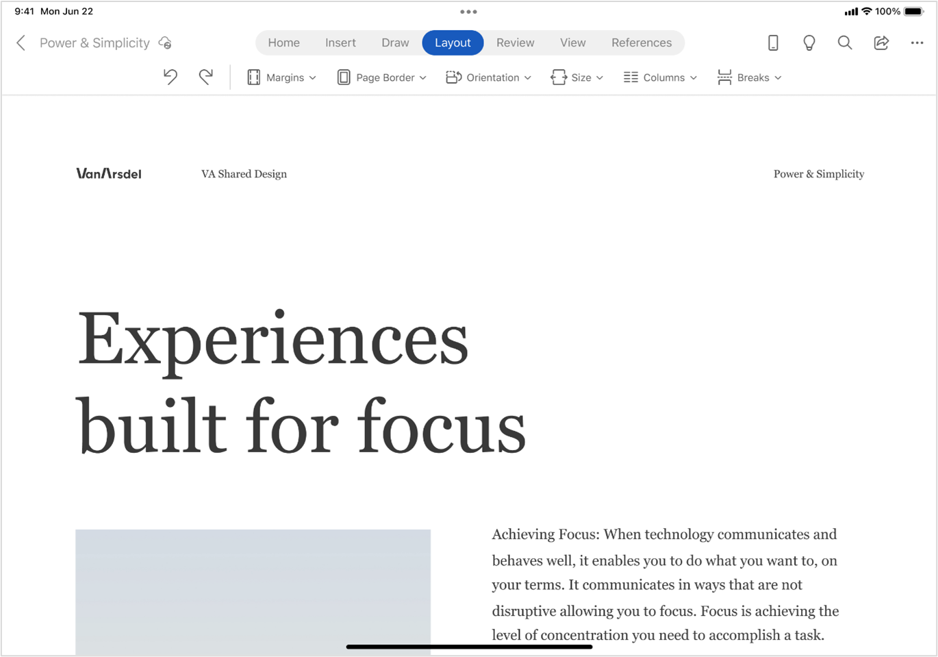 Add A Border To A Page In Word For Ipad