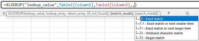 Regex pattern as a lookup_value